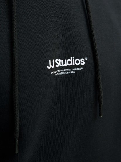 Jack & Jones Soho Hoodie Black - Bluzy & bluzy z kapturem - Bluzy & Bluzy z kapturem 2XL-12XL