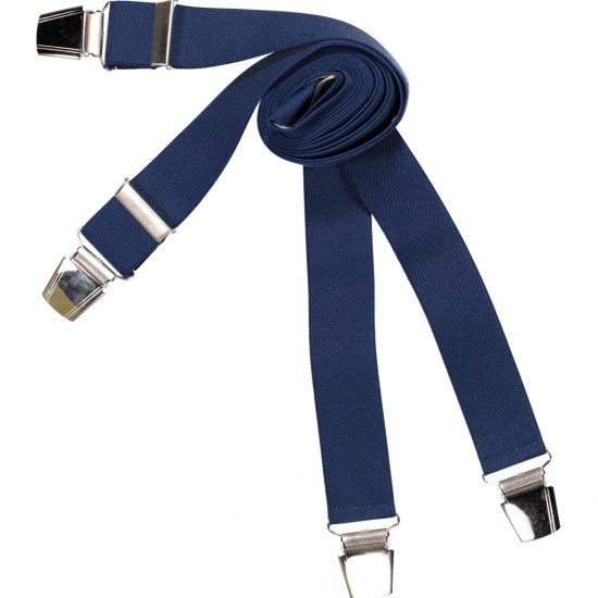 JP1880 Suspenders X-Shape Navy - Akcesoria - 