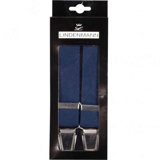 JP1880 Suspenders X-Shape Navy - Akcesoria - 