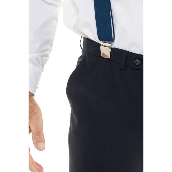 JP1880 Suspenders X-Shape Navy - Akcesoria - 