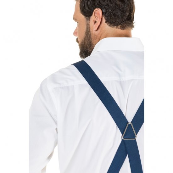 JP1880 Suspenders X-Shape Navy - Akcesoria - 
