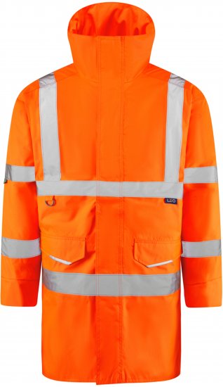 Leo Tawstock EcoViz 4K Baffle Lined Anorak Hi-Vis Orange - Kurtki odblaskowe - Kurtki odblaskowe 3XL-6XL