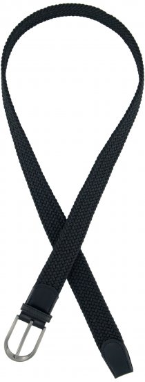 Ulla Popken Elastic Belt Black - Paski damskie - 