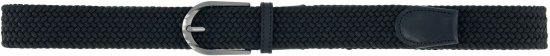 Ulla Popken Elastic Belt Black - Paski damskie - 