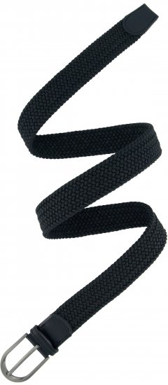 Ulla Popken Elastic Belt Black - Paski damskie - 