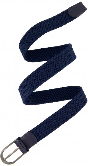 Ulla Popken Elastic Belt Blue - Paski damskie - 