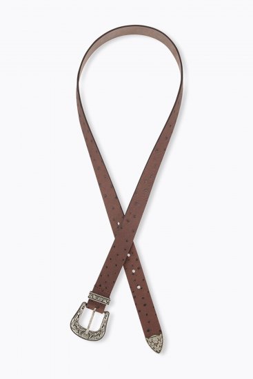 Ulla Popken Classic Belt Brown - Paski damskie - 