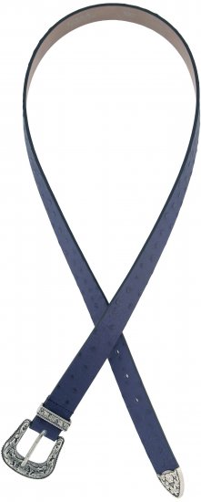 Ulla Popken Classic Belt Blue - Paski damskie - 