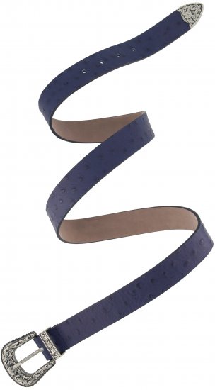 Ulla Popken Classic Belt Blue - Paski damskie - 
