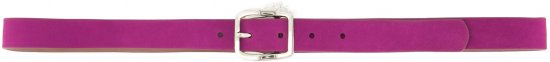 Ulla Popken Soft Suede Belt Purple - Paski damskie - 