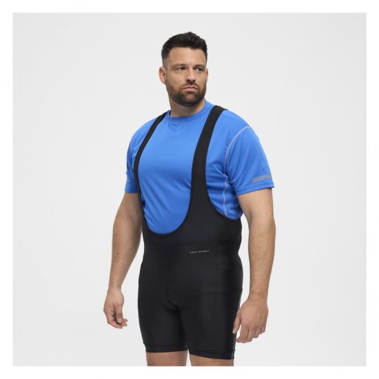 North Latitude Sport Bike Shorts With Suspenders Black - Odzież rowerowa - 