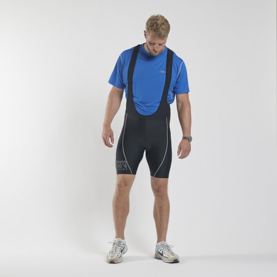 North Latitude Bike Shorts With Suspenders Black TALL - Odzież sportowa - Odzież sportowa 2XL-10XL