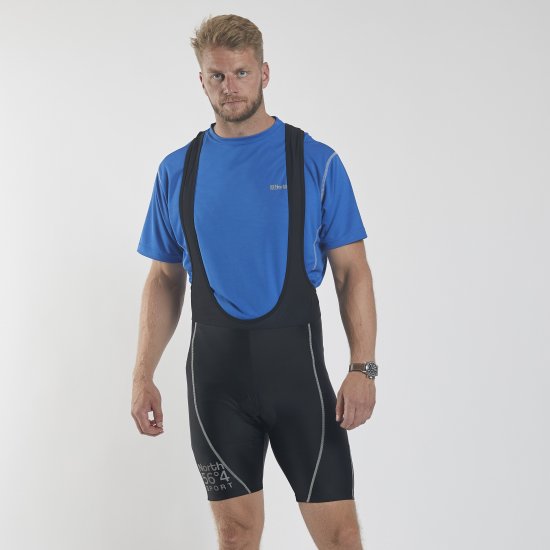 North Latitude Bike Shorts With Suspenders Black TALL - Odzież sportowa - Odzież sportowa 2XL-10XL