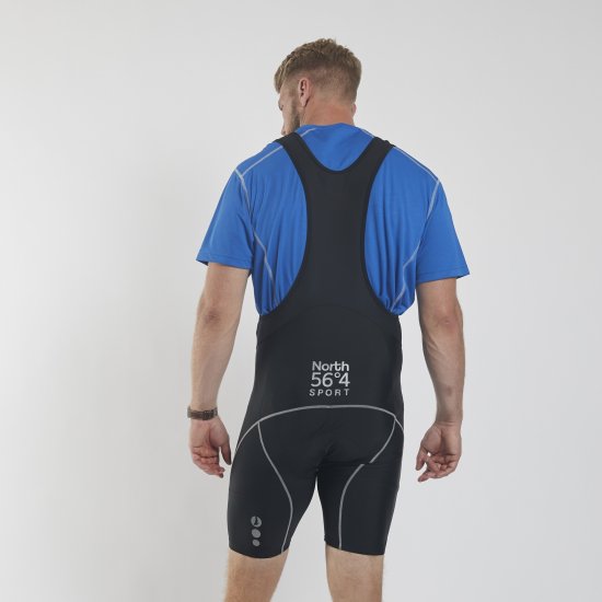 North Latitude Bike Shorts With Suspenders Black TALL - Odzież sportowa - Odzież sportowa 2XL-10XL