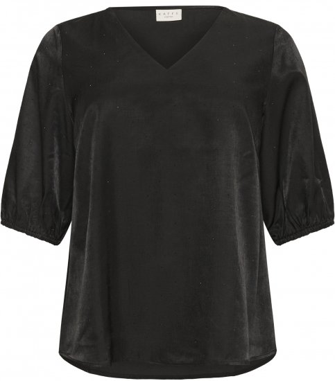 Kaffe Curve Ada Blouse Black - Bluzki - 