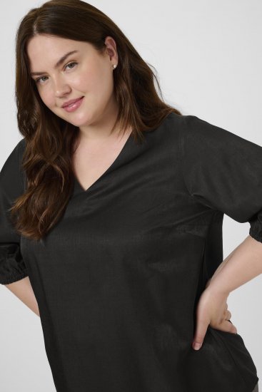 Kaffe Curve Ada Blouse Black - Bluzki - 