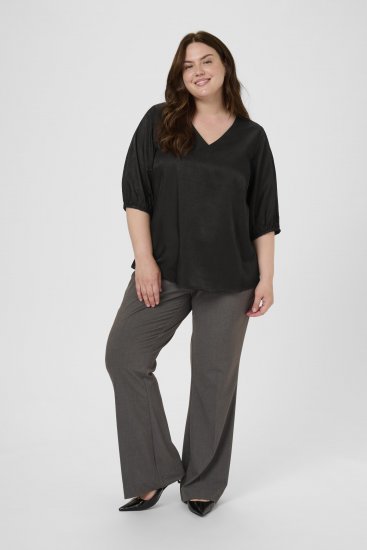 Kaffe Curve Ada Blouse Black - Bluzki - 