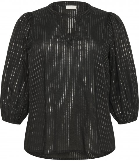 Kaffe Curve Luisa Blouse Black Deep - Bluzki - 