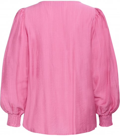 Kaffe Curve Sofia Blouse Pink Power - Bluzki - 