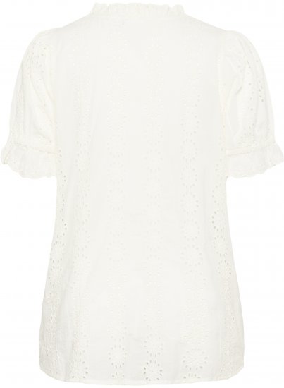 Kaffe Curve Dina Blouse White - Bluzki - 