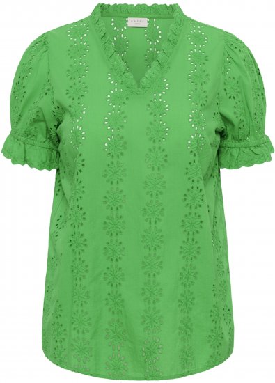 Kaffe Curve Dina Blouse Bright Green - Bluzki - 