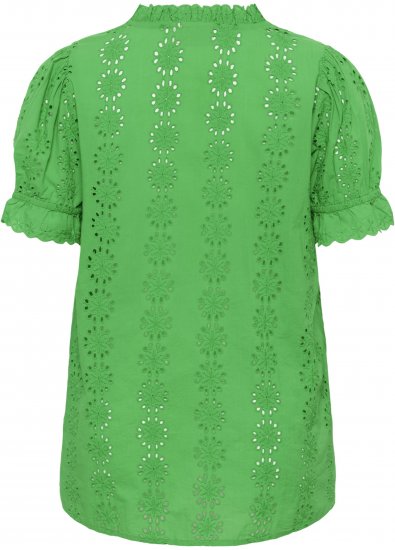 Kaffe Curve Dina Blouse Bright Green - Bluzki - 