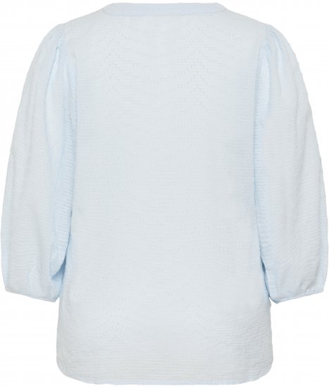 Kaffe Curve Penelopia Blouse Nantucket Breeze Blue - Bluzki - 