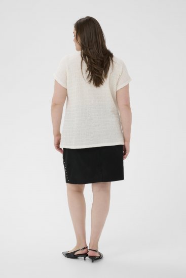 Kaffe Curve Felice Blouse Chalk - Bluzki - 