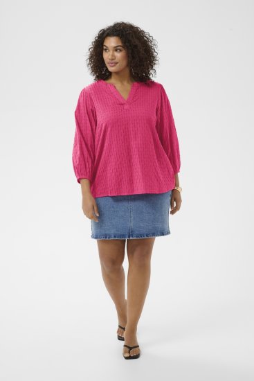 Kaffe Curve Thea Blouse Beetroot Purple - Bluzki - 