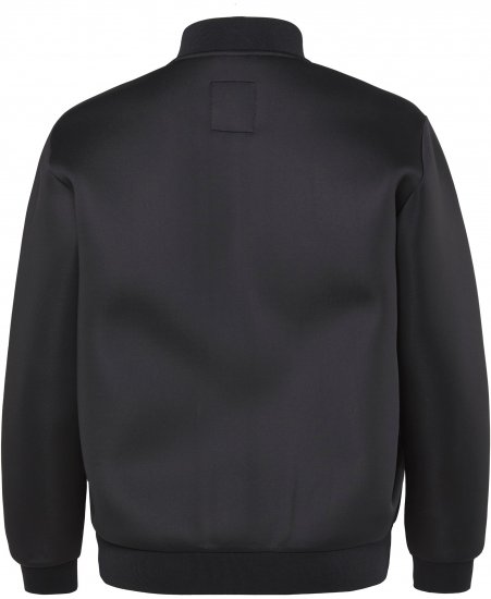 JP1880 College Jacket Scuba Fabric with Zipper Black - Kurtki Męskie Duże Rozmiary - Kurtki Duże rozmiary 2XL-8XL