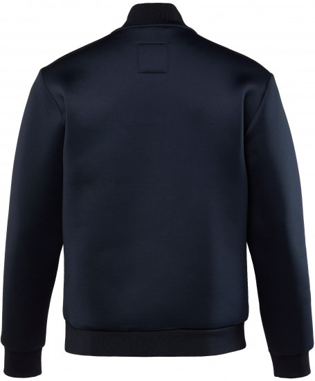 JP1880 College Jacket Scuba Fabric with Zipper Navy - Kurtki Męskie Duże Rozmiary - Kurtki Duże rozmiary 2XL-8XL