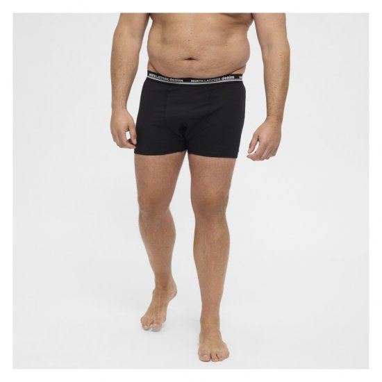North Latitude 5-Pack Boxershorts Black - Bokserki - Bokserki 2XL-12XL