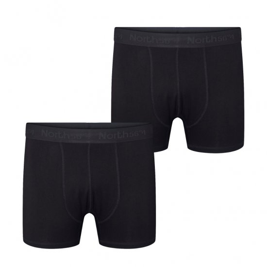 North Latitude Bamboo 2-Pack Trunks Black - Bokserki - Bokserki 2XL-12XL