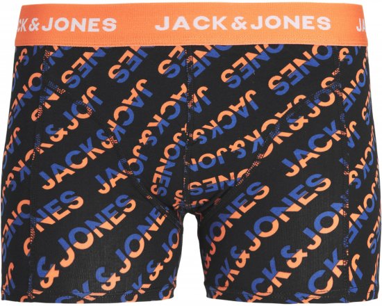 Jack & Jones Logo Trunks 3-Pack Navy Blazer - Bielizna & stroje kąpielowe - Bielizna & Stroje kąpielowe 2XL-8XL