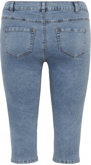 Kaffe Curve Vilana Capri Jeans Washed Blue - Skinny - 