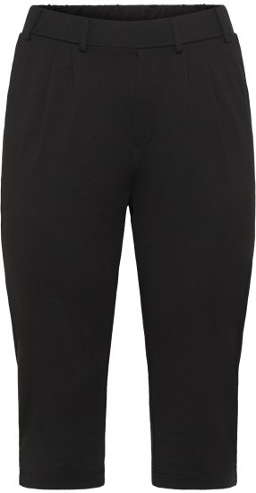 Kaffe Curve Jenna Capri Pants Black - Spodnie - 