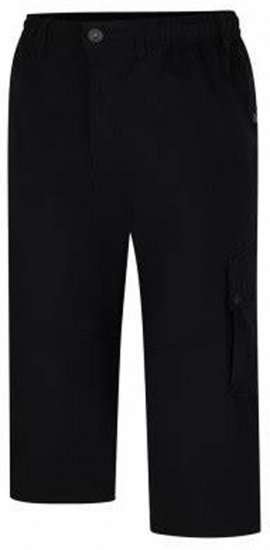 Espionage TR062 Ripstop 3/4 Cargp Trousers Black - Bojówki - Spodnie Bojówki Męskie Duże Rozmiary