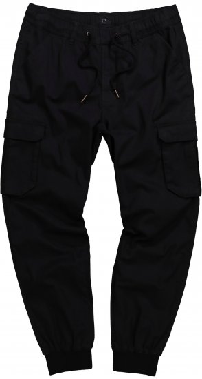 JP1880 Cargo Trousers with Many Pockets Stretchy Black - Dżinsy & spodnie - Dżinsy i Spodnie - W40-W70