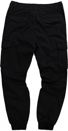 JP1880 Cargo Trousers with Many Pockets Stretchy Black - Dżinsy & spodnie - Dżinsy i Spodnie - W40-W70