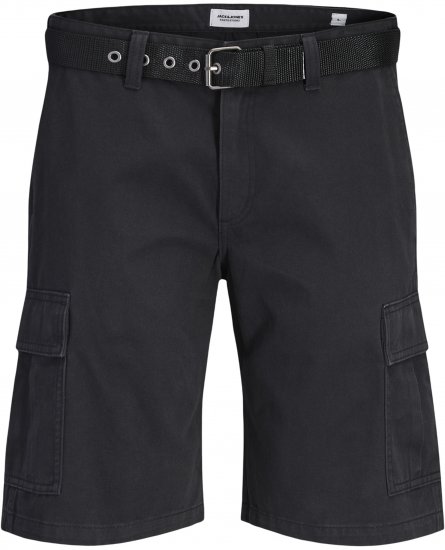 Jack & Jones Cole Hudson Belted Cargo Shorts Black - Szorty - Szorty W40-W60