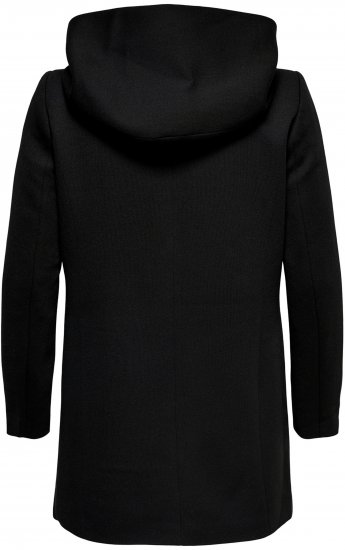Only Carmakoma Sedona Light Coat Black - Płaszcze zimowe - 