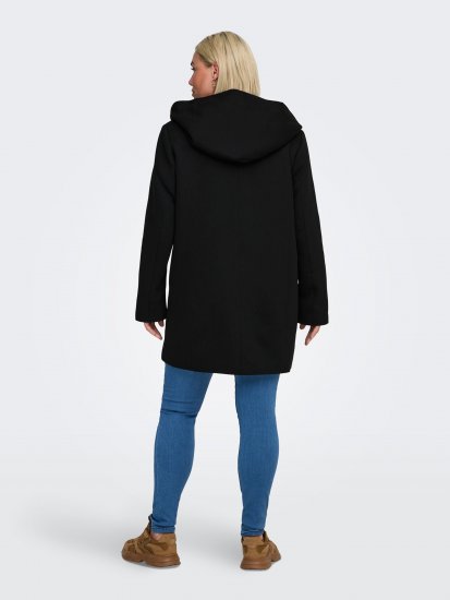 Only Carmakoma Sedona Light Coat Black - Płaszcze zimowe - 