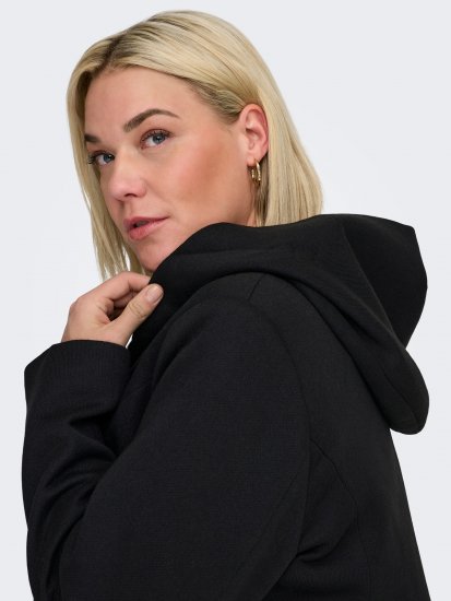Only Carmakoma Sedona Light Coat Black - Płaszcze zimowe - 