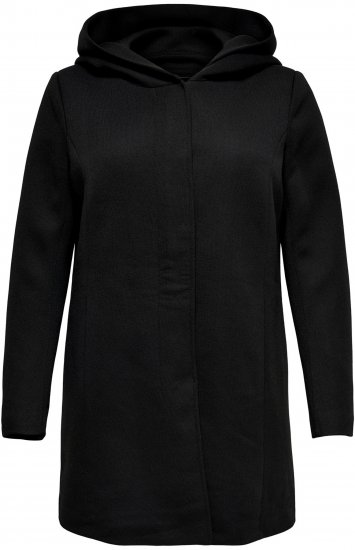 Only Carmakoma Sedona Light Coat Black - Płaszcze zimowe - 