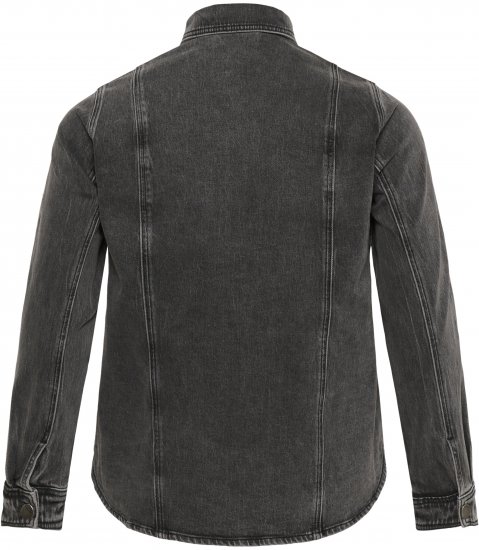 Kaffe Curve Petri Denim Jacket Grey Vintage Wash - Kurtki - 