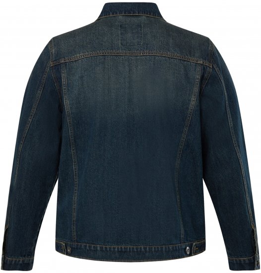 JP1880 Denim Jacket Dark Blue Denim - Kurtki Męskie Duże Rozmiary - Kurtki Duże rozmiary 2XL-8XL