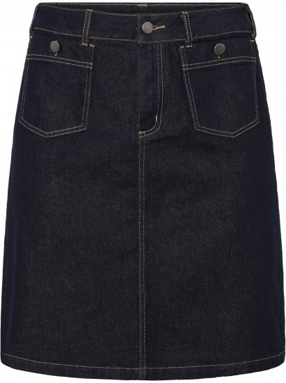 Kaffe Curve Roria Denim Skirt Dark Blue - Spódnice - 