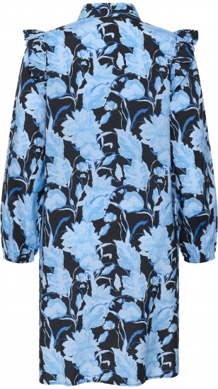 Kaffe Curve Sasja Sukienka Blue Snake Flower - Sukienki - 