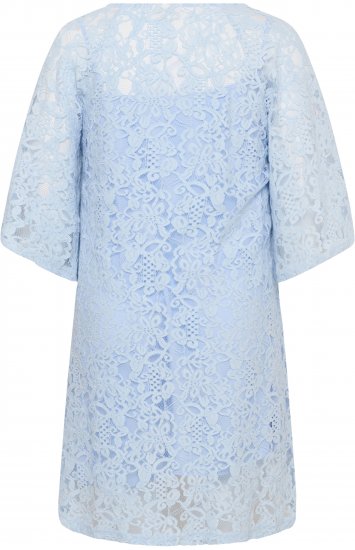 Kaffe Curve Lucy Dress Nantucket Breeze Blue - Sukienki midi - 