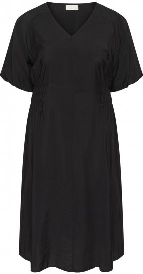 Kaffe Curve Neela Dress Black - Sukienki midi - 